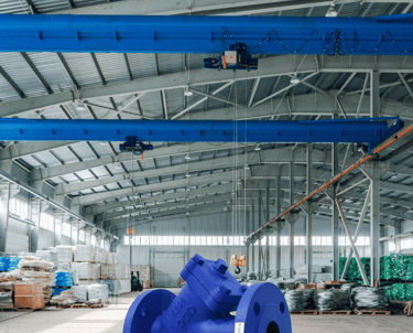 a blue pipe valve valve with a blue valve