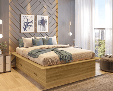 QUARTO DE CASAL ORGANIZADO E DECORADO