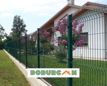 Bursa da villalara sitelere bahçelere arsalara panel çit işlemi