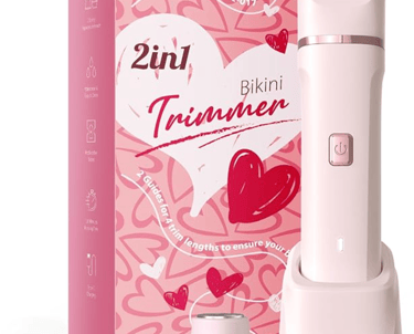 Bikini Trimmer for Women - Painless Electric Razors for Silk Skin,Cordless Body Shaver for Trip,Repl