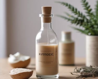 a variety of skin care products on a table
