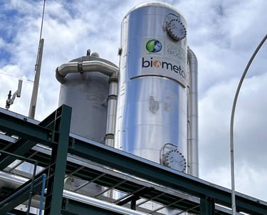 biometano caieiras dk engenharia