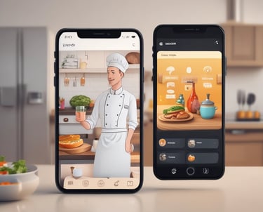 A smartphone displaying the 'Copilot' application screen, featuring a colorful logo and tagline 'Everyday AI companion'. The background consists of blurred images of digital applications such as Google Flights, Hotels, and Maps, suggesting various functionalities.