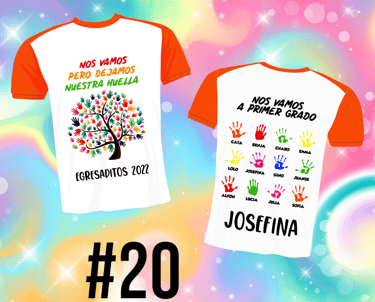 Remera para egresaditos de Jardin de Infantes