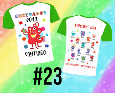 Remera para egresaditos de Jardin de Infantes