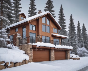 Multilevel vacation home in Colorado, temporarily vacant.