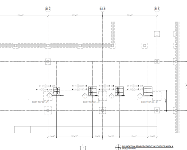 foundation rebar shop drawing