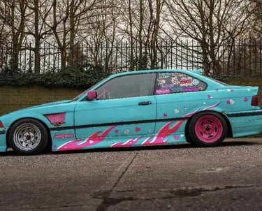 drift car bmw e36