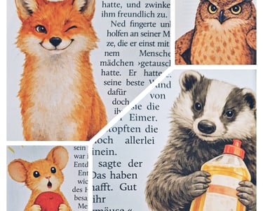 Tiere aus Der verlorene Regenbogen der Waldtiere