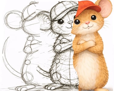 Von der Skizze zur Maus