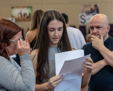 exam results day for a level