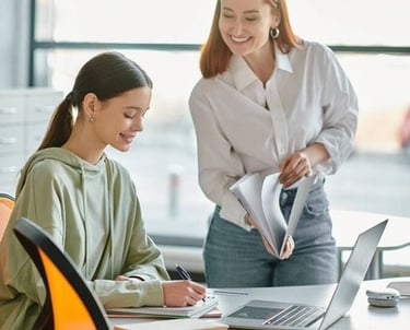 non special education student with tutor