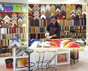 Custom picture frame shop in Kuala Lumpur - TFG Frames Gallery