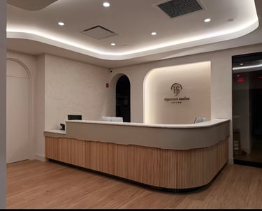 modern reception area in edison NJ