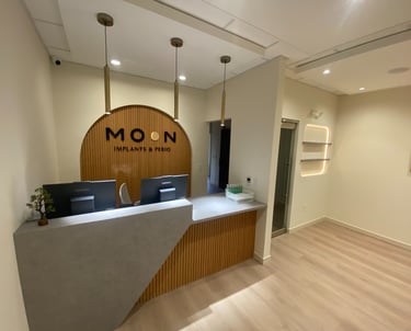 modern reception room in Montvale NJ