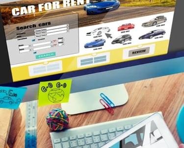 Computer screen showing SEO