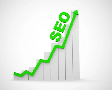 Image of SEO letters in green