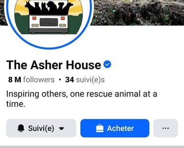 a twitter account with a twitter account for the asher house