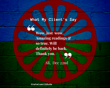 review of that wise old dude palm and tarot reading, winsford, cheshire