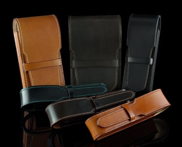 leather pen case 