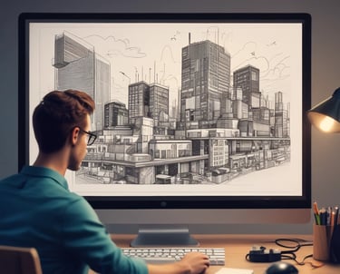 a man riding a skateboard down the side of a ramp