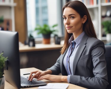 woman smiling wearing denim jacket