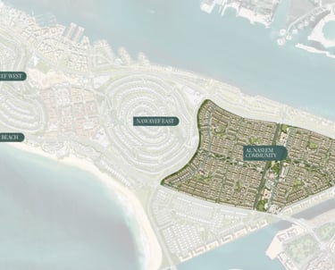 Al Naseem villas at Al Hudayriyat Island Abu Dhabi – modern off-plan homes