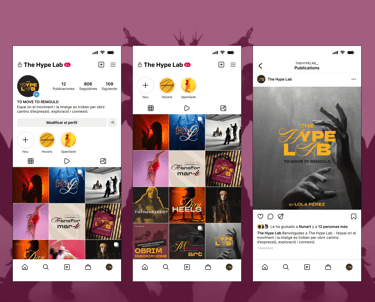 The Hype Lab Comunicació Disseny Feed Instagram Branding