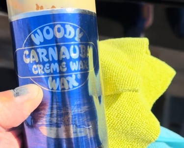 Woody Wax Carnauba Creme and Wax