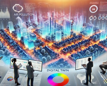 digital twins air quality monitoring