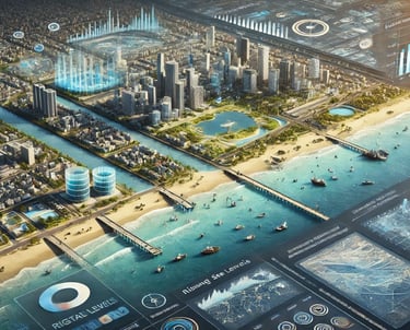 digital twins to model impacts on coastal cities