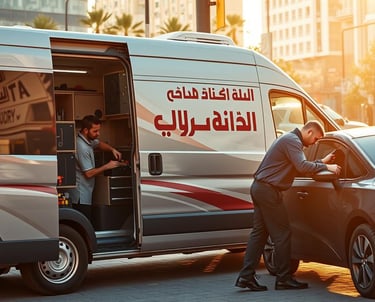 تبديل بطاريات وتواير