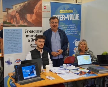 The association at the associations forum in Bruz