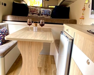 Mesa plegable camper van 