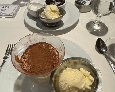 cruise ship dessert