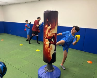 kickboxing training classes for kids in Doha