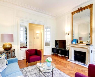 a beautiful luxury Parisian apartment