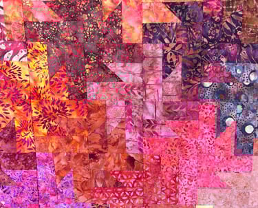 detail elemental quilt