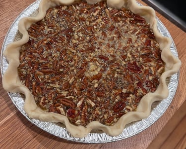 unbaked pecan pie