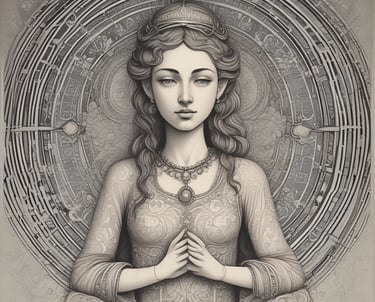 Close-up of a gentle hand interacting with a luminous touch interface.