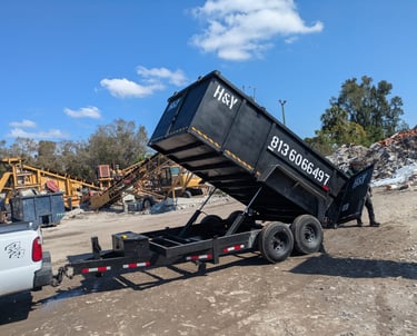 Dumpster Trailer Rental and junk removal