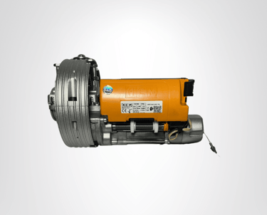 Motor para cortinas metálicas Unititan EHR 115V, importado por Roll Gates en Cali, Colombia