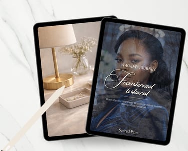 Forty days of heart surgery with the Holy Spirit. Each day walks you from survival mode into sacred 