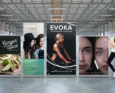 Rollup banners for events