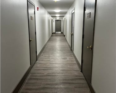 couloir d'immeuble propre entretenue par NetT Toulouse