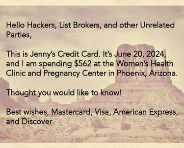 MED Token Postcard
