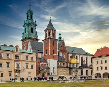 Casco Antiguo de Cracovia: Wawel, Catedral de Wawel, Palacio de Wawel