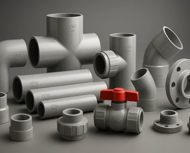 UPVC drainage and sewage pipes used in UAE infrastructure 