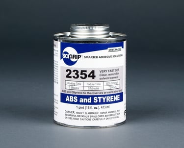 Weld-On solvent cement for CPVC and ABS pipes 
