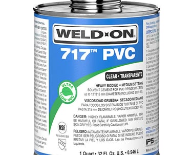 Weldon adhesives for uPVC pipe bonding in UAE 